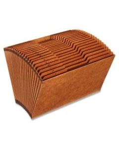 Globe-Weis A-Z High-Quality Expanding File, Legal Size, Brown