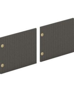 HON Mod 72in Hutch Door Set, Slate Teak