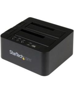 StarTech.com USB 3.1 (10Gbps) Standalone Duplicator Dock for 2.5in & 3.5in SATA SSD / HDD Drives
