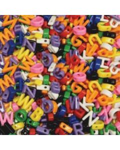 Creativity Street Upper Case Letter Beads - Art Project, Fun and Learning, Jewelry - 288 Piece(s) - 288 / Pack - Assorted