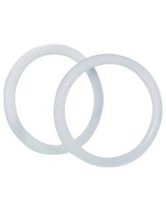 Office Depot Brand Locking Rings For Paint Cans, Gallon Size, White, 6 7/8in x 6 7/8in, Pack Of 100