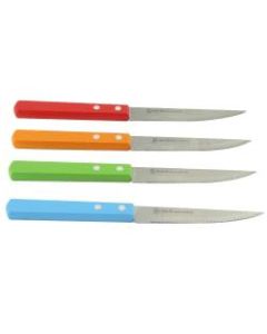 Gibson Home Redford 4-Piece Steak Knife Set, Assorted Colors