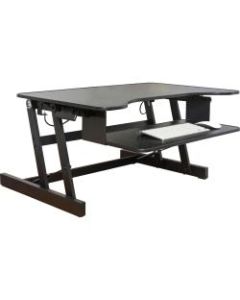 Lorell Sit-To-Stand Desk Riser, Black