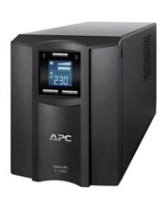 APC by Schneider Electric Smart-UPS C 1000VA LCD 230V - Tower - 3 Hour Recharge - 6.10 Minute Stand-by - 230 V AC Input - 230 V AC Output - 2 x IEC Jumper, 8 x IEC 60320 C13