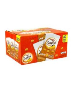 Pepperidge Farms Goldfish Baked Snack Cracker Packs, 1.5 Oz, Box Of 30