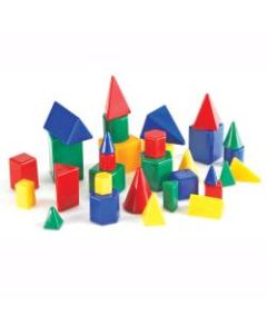 Learning Resources Mini GeoSolids, Grades K-6, Pack Of 32