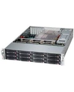 Supermicro SuperChassis SC826BA-R920LPB System Cabinet - Rack-mountable - Black - 2U - 12 x Bay - 3 x Fan(s) Installed - 2 x 920 W - EATX Motherboard Supported - 3 x Fan(s) Supported - 12 x External 3.5in Bay - 7x Slot(s)