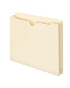 Smead Manila File Jackets, Reinforced Tab, 1 1/2in Expansion, Letter Size, Box Of 50