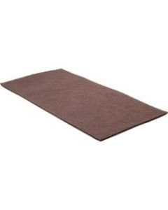 SKILCRAFT Floor Finish Surface Prep Pads - 10/Box - Rectangle - 14in Width - Scrubbing, Floor - Wood, Marble, Vinyl, Marble, Concrete, Terrazzo Floor - Long Lasting - Maroon
