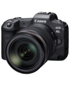 Canon EOS R5 45 Megapixel Mirrorless Camera with Lens - 24 mm - 105 mm - Autofocus - 3in Touchscreen LCD - 4.3x Optical Zoom - Sensor-shift (IS) - 8192 x 5464 Image - 8192 x 4320 Video - HD Movie Mode - Wireless LAN