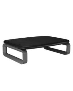 Kensington Monitor Stand Plus w/ Smartfit System, Supports 80Lbs., 16in x 11-1/2in x 6in, Black/Gray