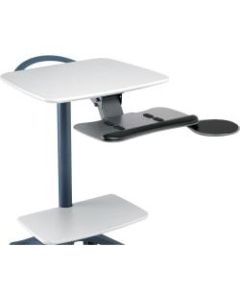 Anthro Zido Keyboard Caddy - 7in Height x 13in Width - Black