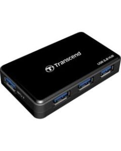 Transcend USB 3.0 4-port Hub - USB - External - 4 USB Port(s) - 4 USB 3.0 Port(s)