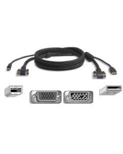 Belkin Secure KVM Cable Kit, USB, TAA, 10ft