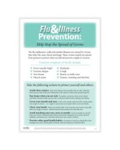 ComplyRight Flu And Illness Prevention Poster, English, 10in x 14in