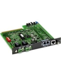 Black Box Pro Switching Gang Switch Controller Card - 4U - For Switching Network - 1 x RJ-45, 2 x RJ-11, 2 x Alarm - TAA Compliant