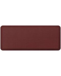 GelPro NewLife Designer Comfort Grasscloth Anti-Fatigue Floor Mat, 20in x 48in, Crimson