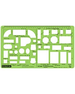 Staedtler Mars Template, House Furnishings