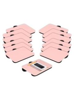 LapGear MyDesk Lap Desks, 18-1/2in x 19-15/16in, Rose Quartz, Pack Of 12 Desks