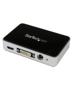 StarTech.com USB 3.0 Video Capture Device - HDMI / DVI / VGA / Component HD Video Recorder - 1080p 60fps - Capture High-Definition HDMI, DVI, VGA, or Component video to your PC - Capable of capturing lossless raw video making it compatible with Microsoft