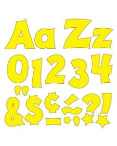 TREND Ready Letters, Friendly Uppercase/Lowercase Combo, 4in, Yellow, Pack Of 226