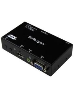 StarTech.com 2x1 HDMI + VGA to HDMI Converter Switch w/ Automatic and Priority Switching - 1080p