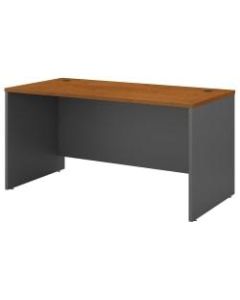 Bush Business Furniture Components 60inW Office Desk, Natural Cherry/Graphite Gray, Standard Delivery