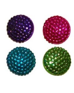 Inkology Glam Rocks Magnets, 1-1/4in, Assorted Colors, 4 Magnets Per Pack, Box Of 6 Packs