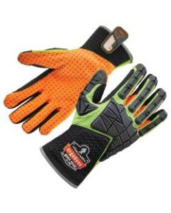 Ergodyne ProFlex 925F(x) Standard Dorsal Impact-Reducing Gloves, Extra Large, Lime