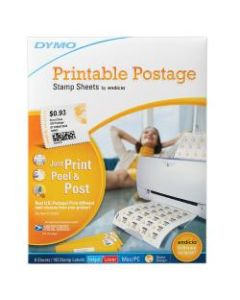 DYMO Printable Postage, 1750042, 24 Stamps Per Sheet, Pack Of 8 Sheets