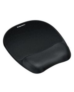 Fellowes Gel Wrist Rest/Mouse Pad, Fabric, Black