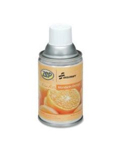 SKILCRAFT Zep Meter Mist Air Freshener Refill, 7 Oz., Mandarin Orange, Pack Of 12 (AbilityOne 6840-01-459-8263)