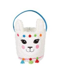 Amscan Plush Llama Easter Baskets, Medium Size, Set Of 2