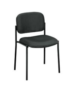 HON Scatter Stacking Guest Chair With Leg Base, Charcoal/Blackl