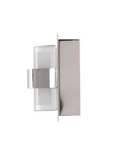 Southern Enterprises Elias Indoor LED Wall Sconce, 6inW, Chrome
