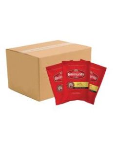 Community Coffee Arabica Single-Serve Coffee Packets, Cafe Special, Carton Of 20