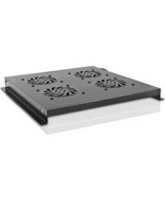 V7 Rack Mount 4 Fan Tray - 4 Fan - Black