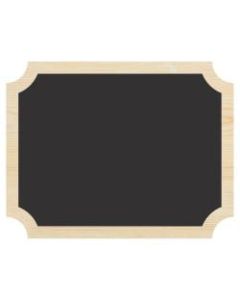 Amscan Chalkboard Easel Signs, 7in x 9in, Black, Set Of 4 Signs