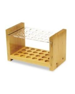 Chenille Kraft Creativity Street Paint Brush Holder, Clear/Natural Wood