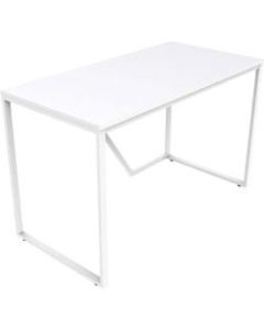 Lorell SOHO 48inW Modern Writing Desk, White