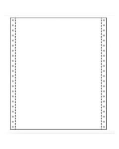 Paris Printworks Professional 2-Part Blank Computer Paper, 9-1/2in x 11in, 13 Lb, White, 1,400 Sheets Per Ream