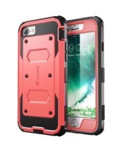 i-Blason Armorbox Carrying Case (Holster) Apple iPhone 8 Smartphone - Pink - Drop Resistant - Polycarbonate, Thermoplastic Polyurethane (TPU)