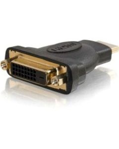 C2G Velocity DVI-D Female to HDMI Male Inline Adapter - 1 x DVI-D Female Digital Video - 1 x HDMI Male Digital Audio/Video - Black