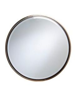 Holly & Martin Wais Round Wall Mirror, 30in x 30in, Black/Champagne