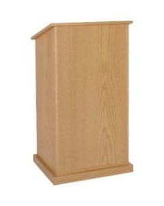 AmpliVox W470 - Chancellor Lectern - 45in Height x 24in Width x 21in Depth - Walnut - Solid Wood Veneer