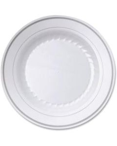 Masterpiece Heavyweight Plastic Plates - - Plastic Plate - Picnic - Disposable - White - 10 Piece(s) Pieces per Serving(s)/ Pack