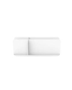Honey-Can-Do Stumpy Wide Organizer, White