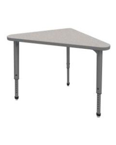 Marco Group Apex Series Adjustable Triangle Student Desk, Gray Nebula/Gray