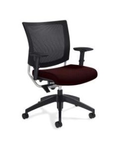 Global Graphic Mesh-Back Task Chair, 36inH x 25inW x 24inD, Cabernet