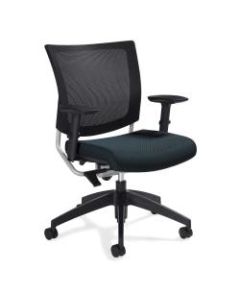 Global Graphic Mesh-Back Task Chair, 36inH x 25inW x 24inD, Sapphire